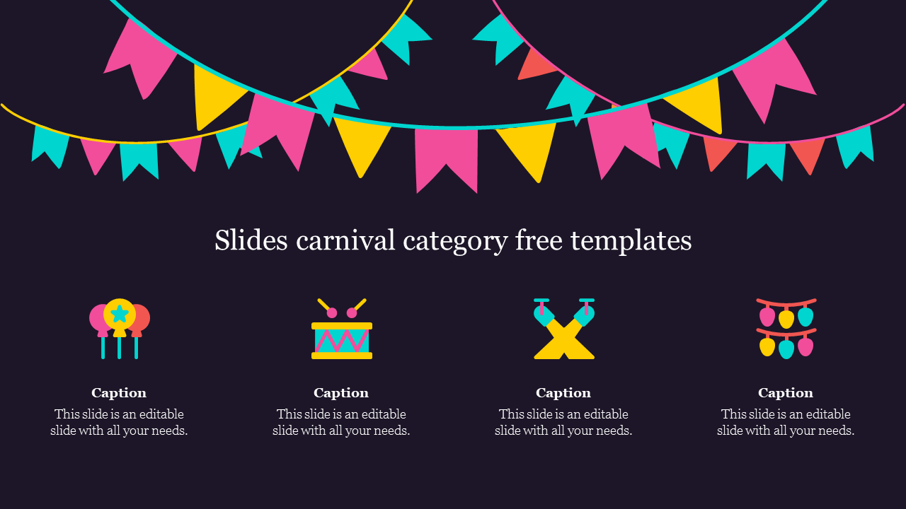 Creative Slides Carnival Category Free Templates Slide 